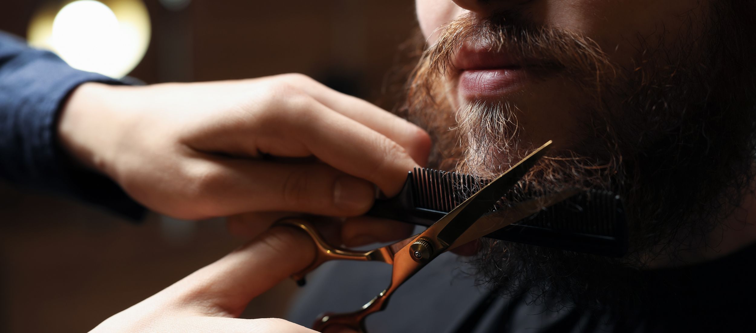 Fresh cut in progress at Sam's Scissors Barbershop in St. Catharines